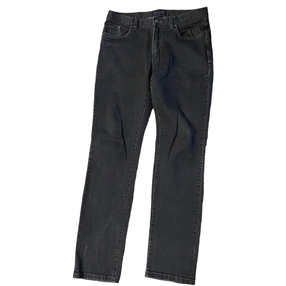 Kent & Curwen Men’s Black Washed Bootcut Jeans Pants Size 36 $295 Retail Rare!
